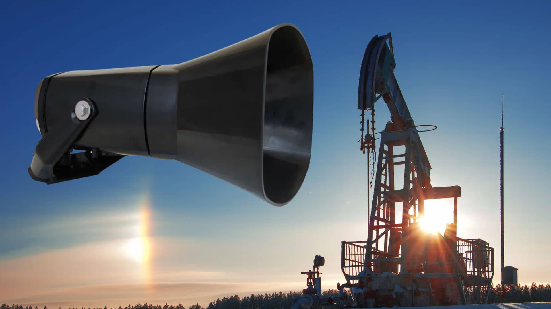 horn speakers for hazardous environments